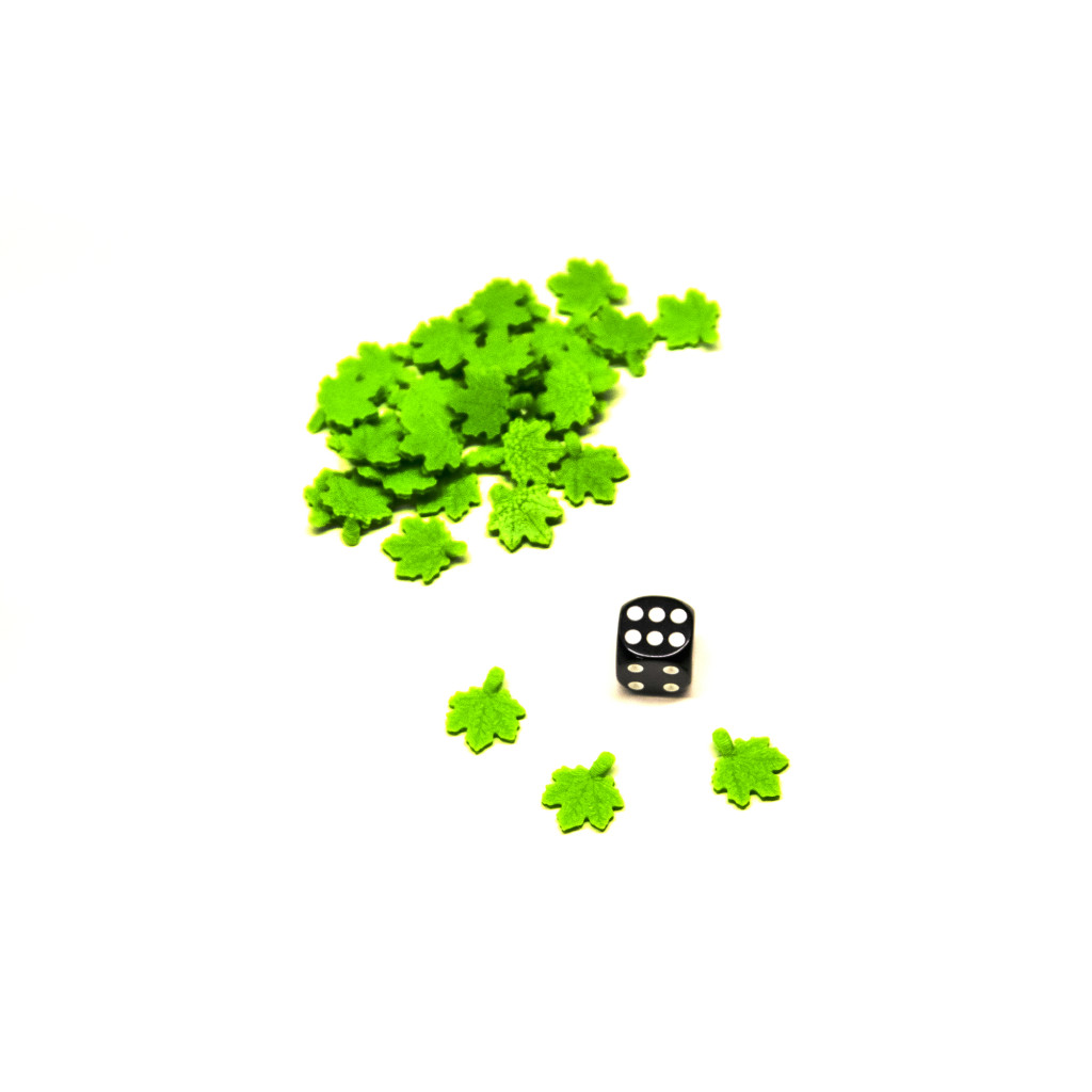 Pions en forme de feuilles - x5