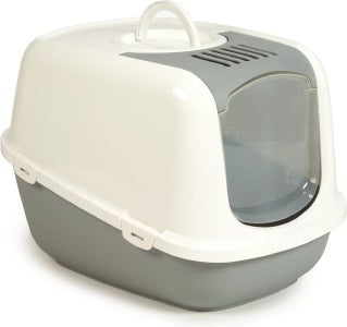 Savic kattenbak Nestor Jumbo 66 x 48 x 46 cm grijs/wit