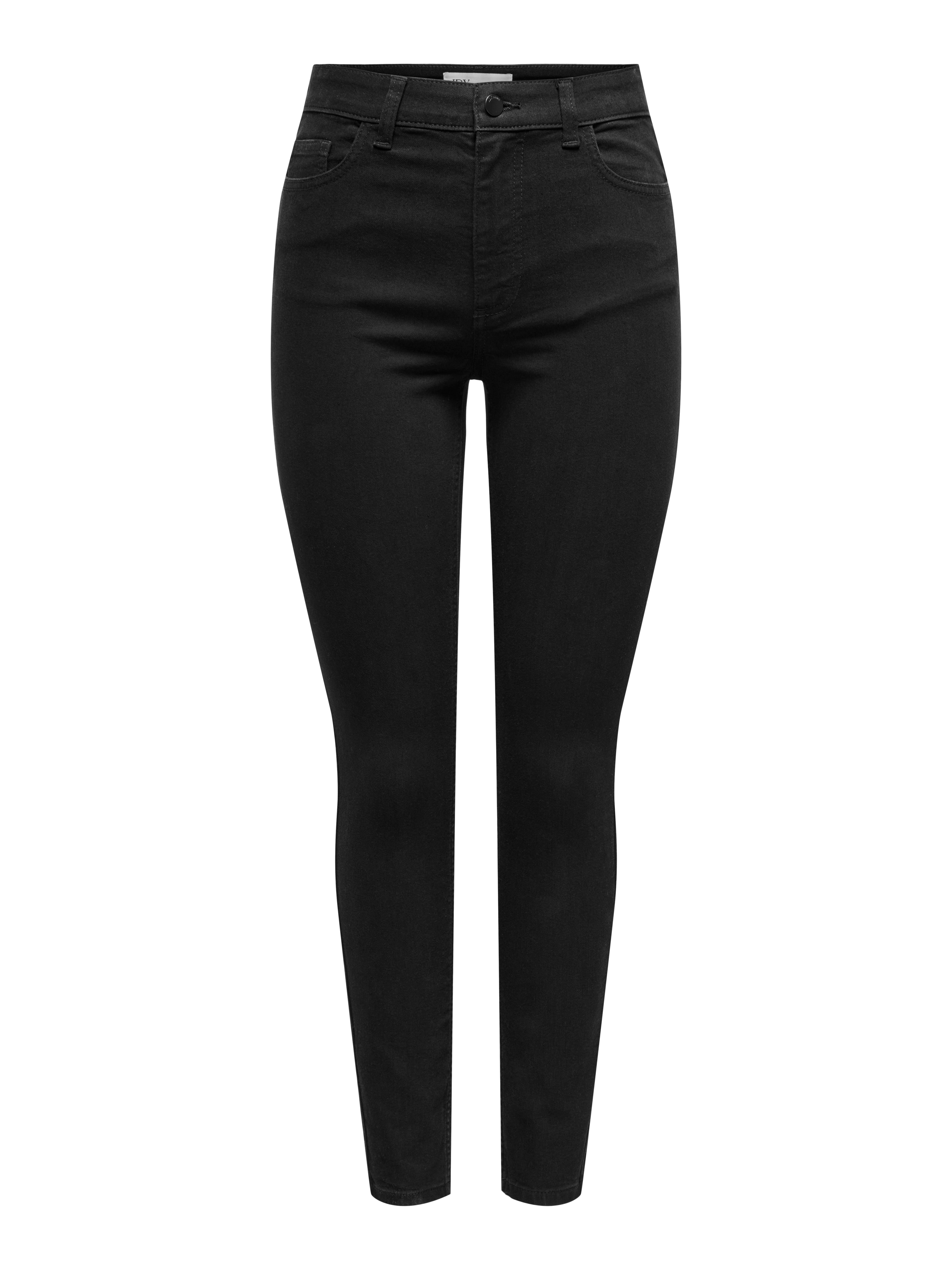 JDYMOON Hohe Taille Skinny Fit Jeans Black Denim