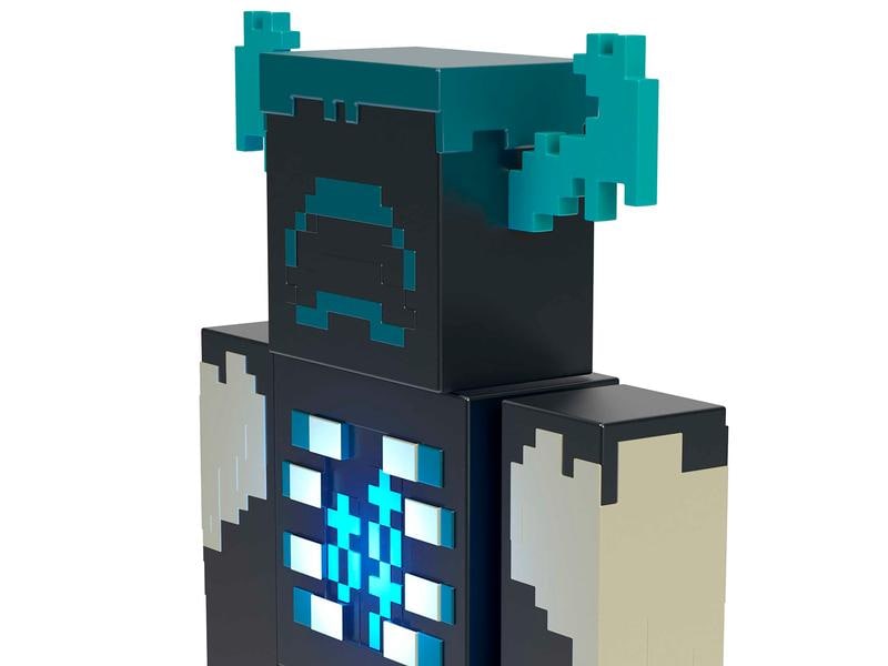 Mattel Minecraft: The Warden Warden-Figur mit Lichtern und Geräuschen