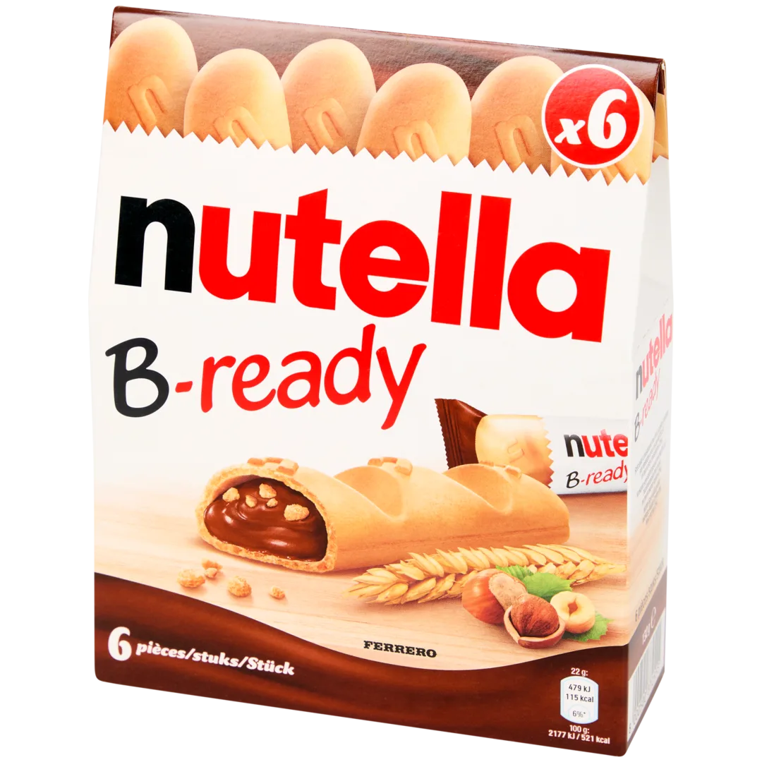 Nutella B-ready koek 6 x 22 gram