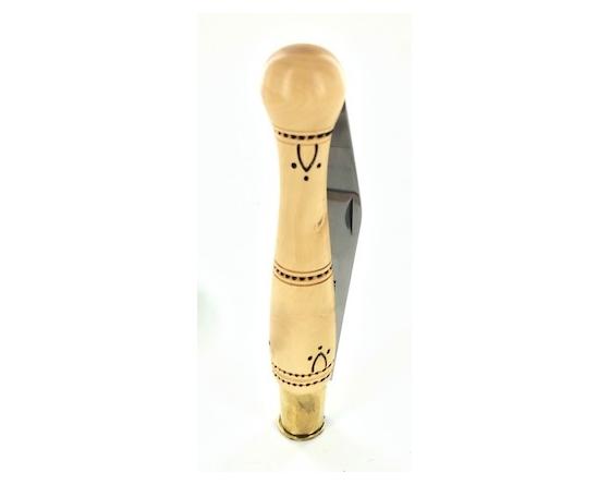 Nontron Virole n° 30 - Boule - Manche en Buis avec pyrogravure Couteaux de Poche par Nontron