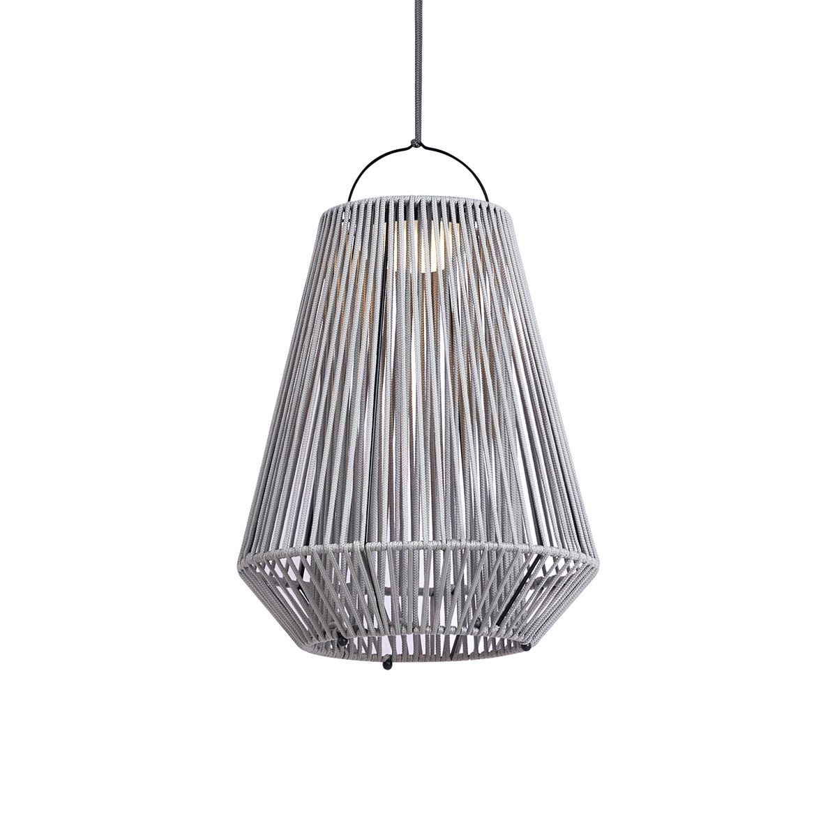 Bohemian tafellamp grijs incl. LED 3-staps dimbaar IP54 solar oplaadbaar - Duca