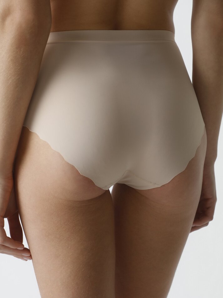 Calcinha modeladora de cintura alta em microfibra - Raw
