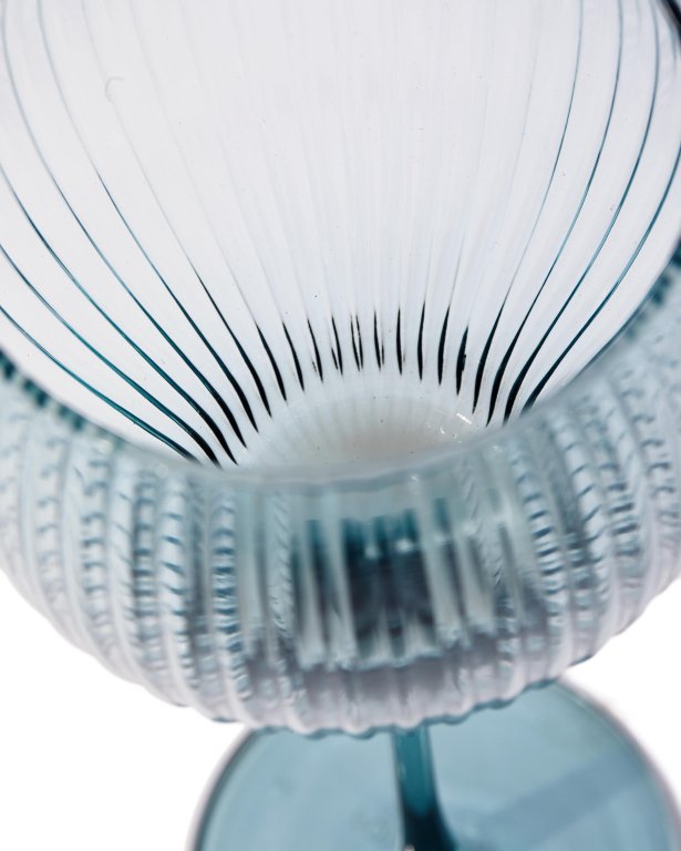 POLSPOTTEN Pum wijnglas L set van 2 licht blauw
