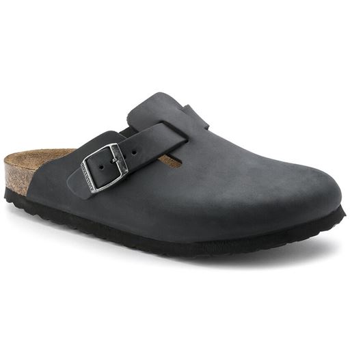 Birkenstock Boston Sko, Sort, 42