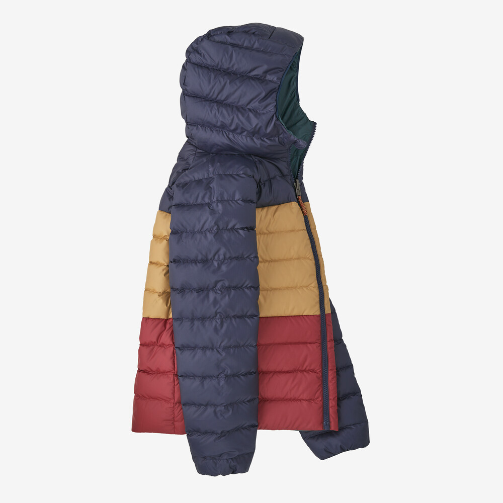 Wendbarer Daunenpullover mit Kapuze für Kinder