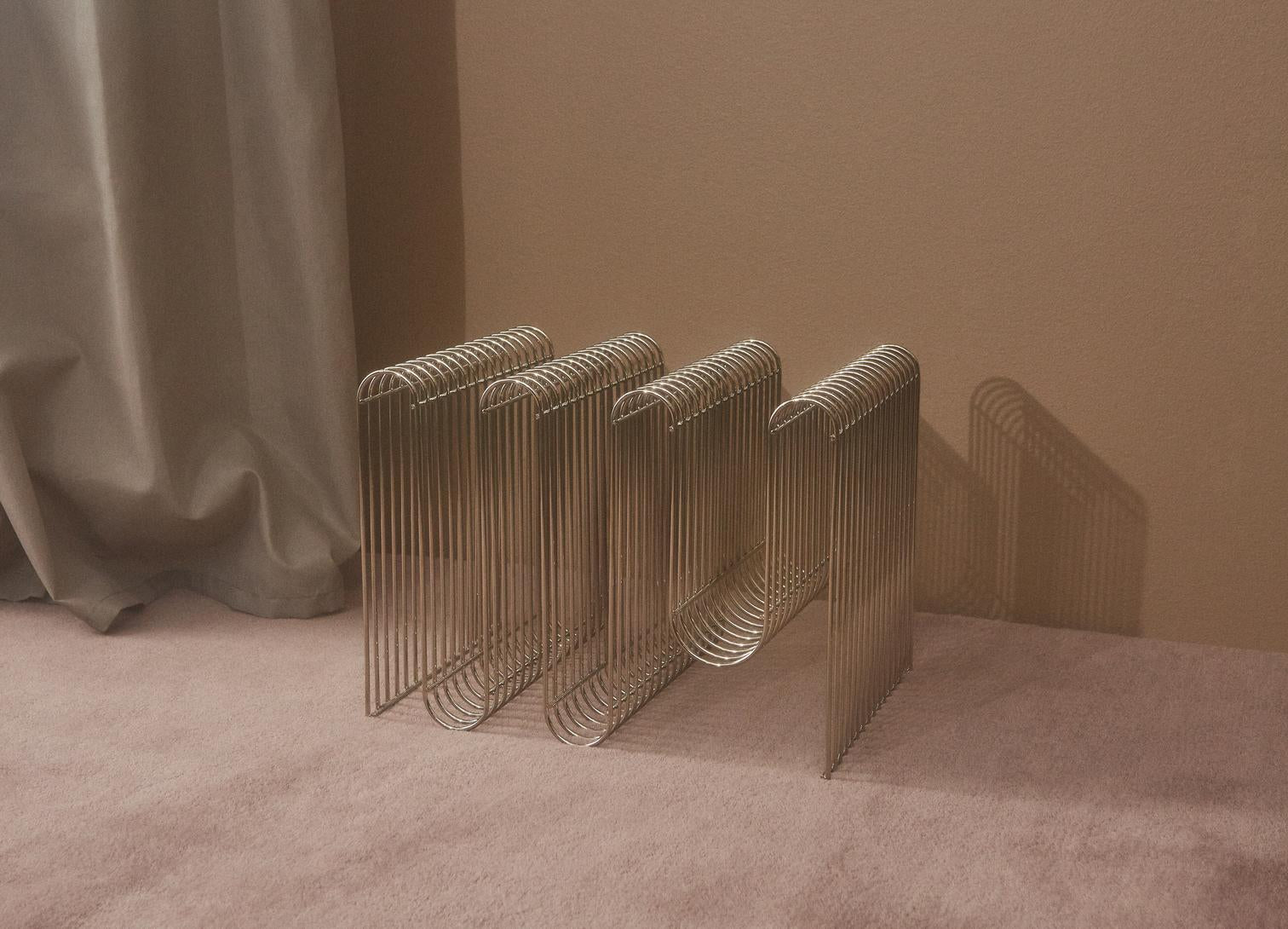 Curva tijdschriftenrek zwart