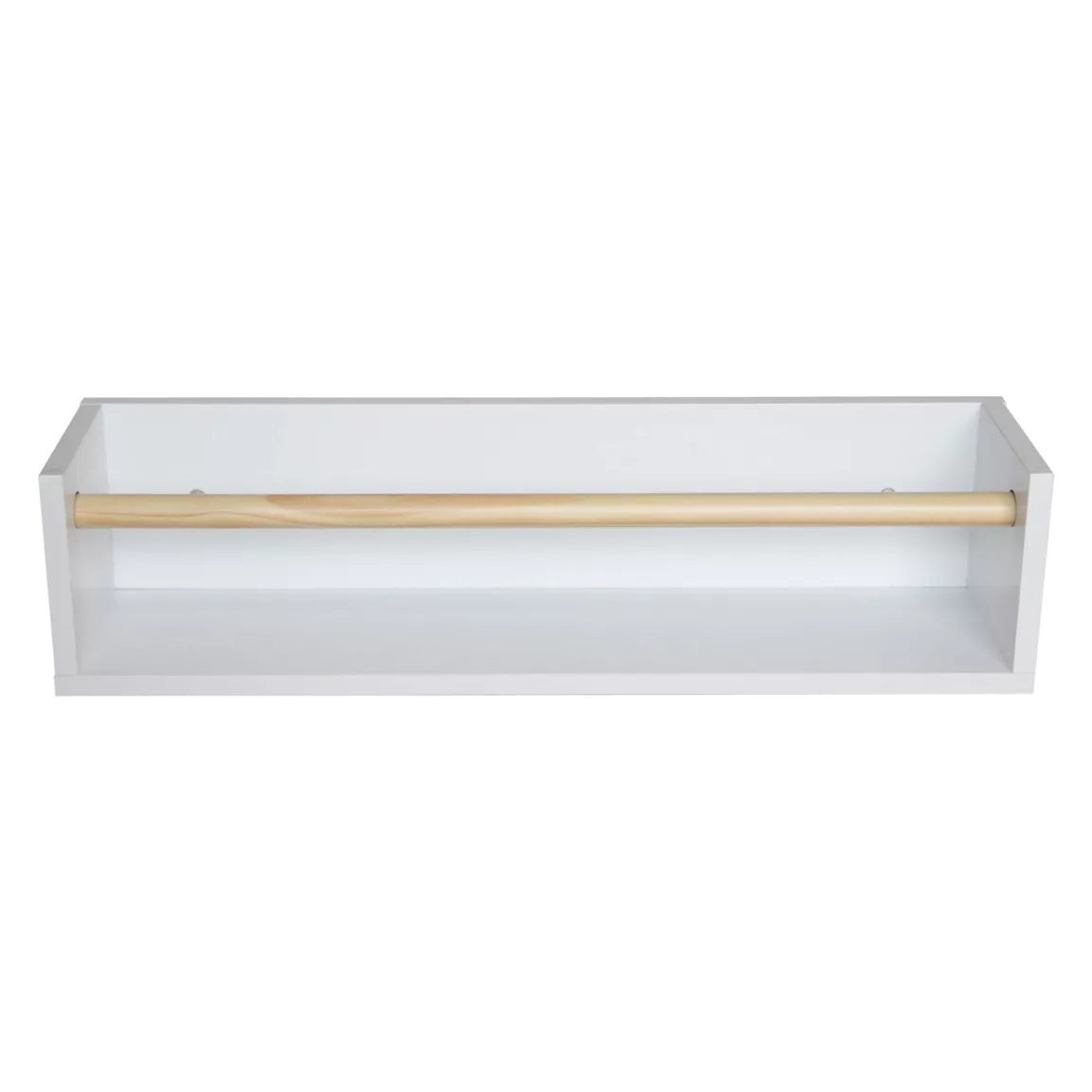 Etagère murale enfant bois 1 niveau (H12 cm) Zoa Blanche