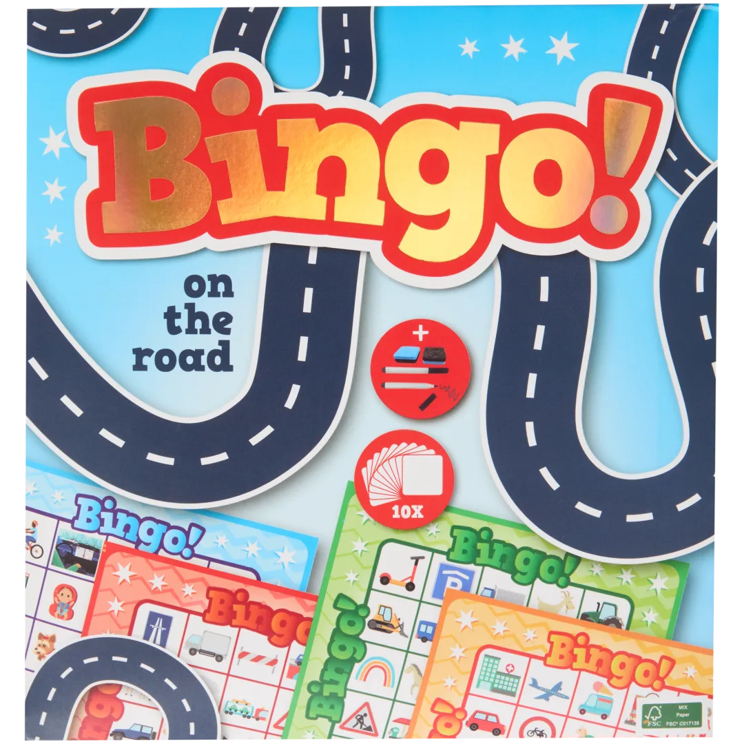Jeu bingo de la route