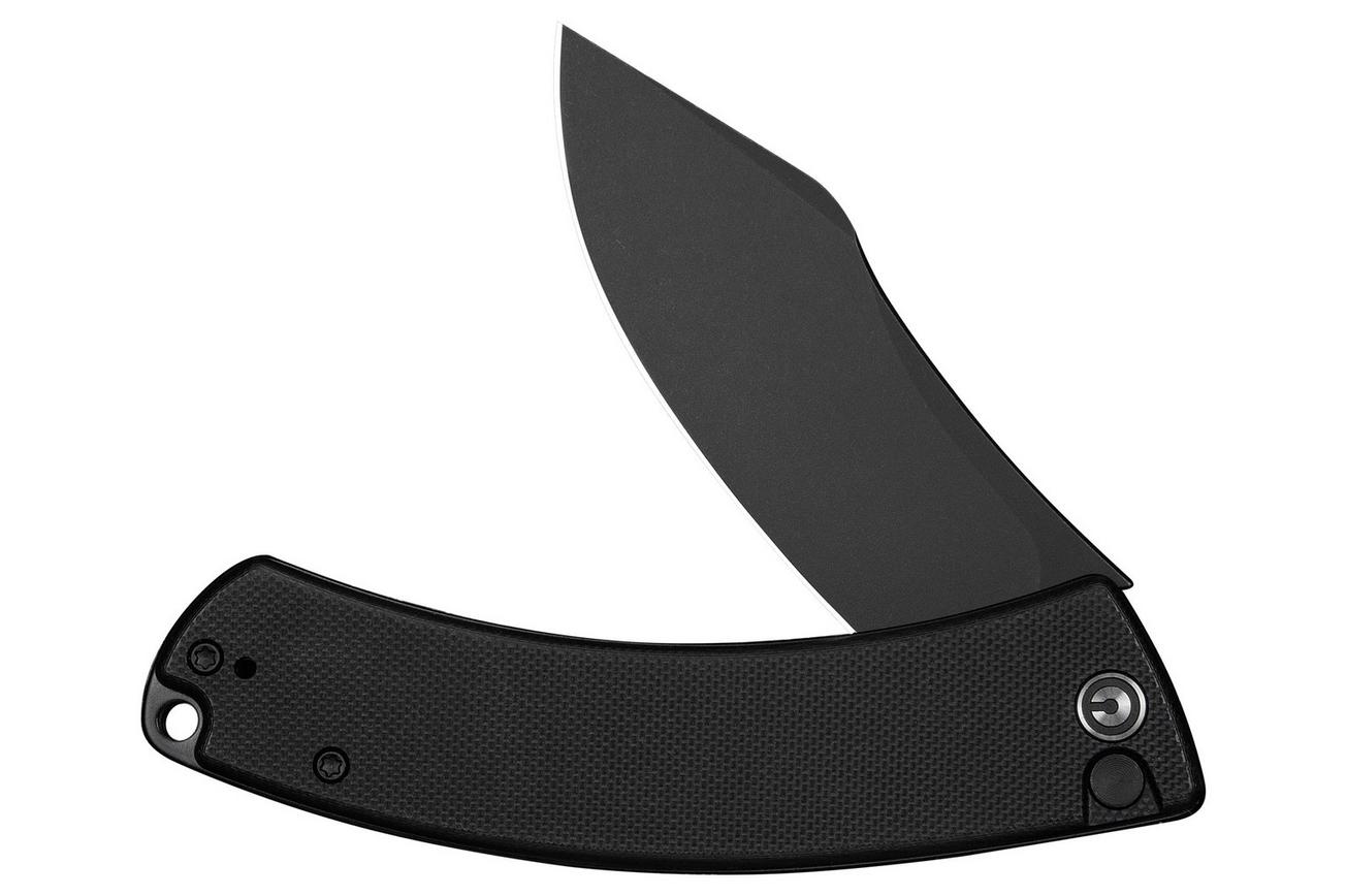 Civivi Outlaw Muk C24079-1 Blackwashed 14C28N, Black G10, zakmes