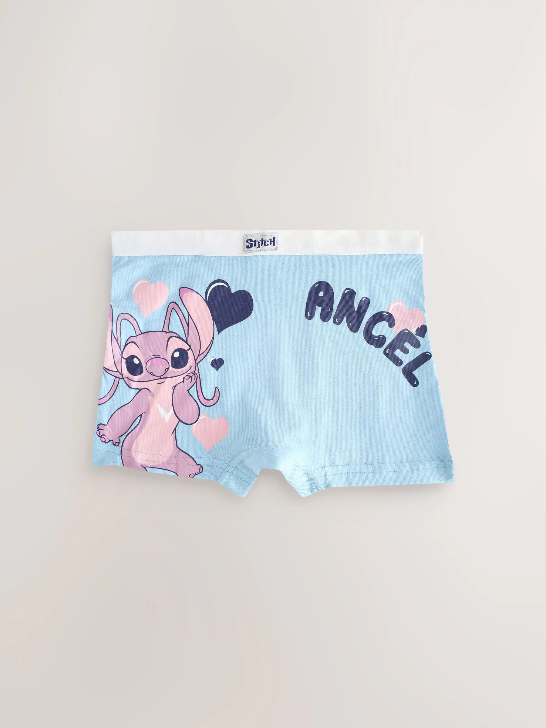 Roze/blauw - Disney Stitch en Angel shorts 5 -pack (2-16jr)