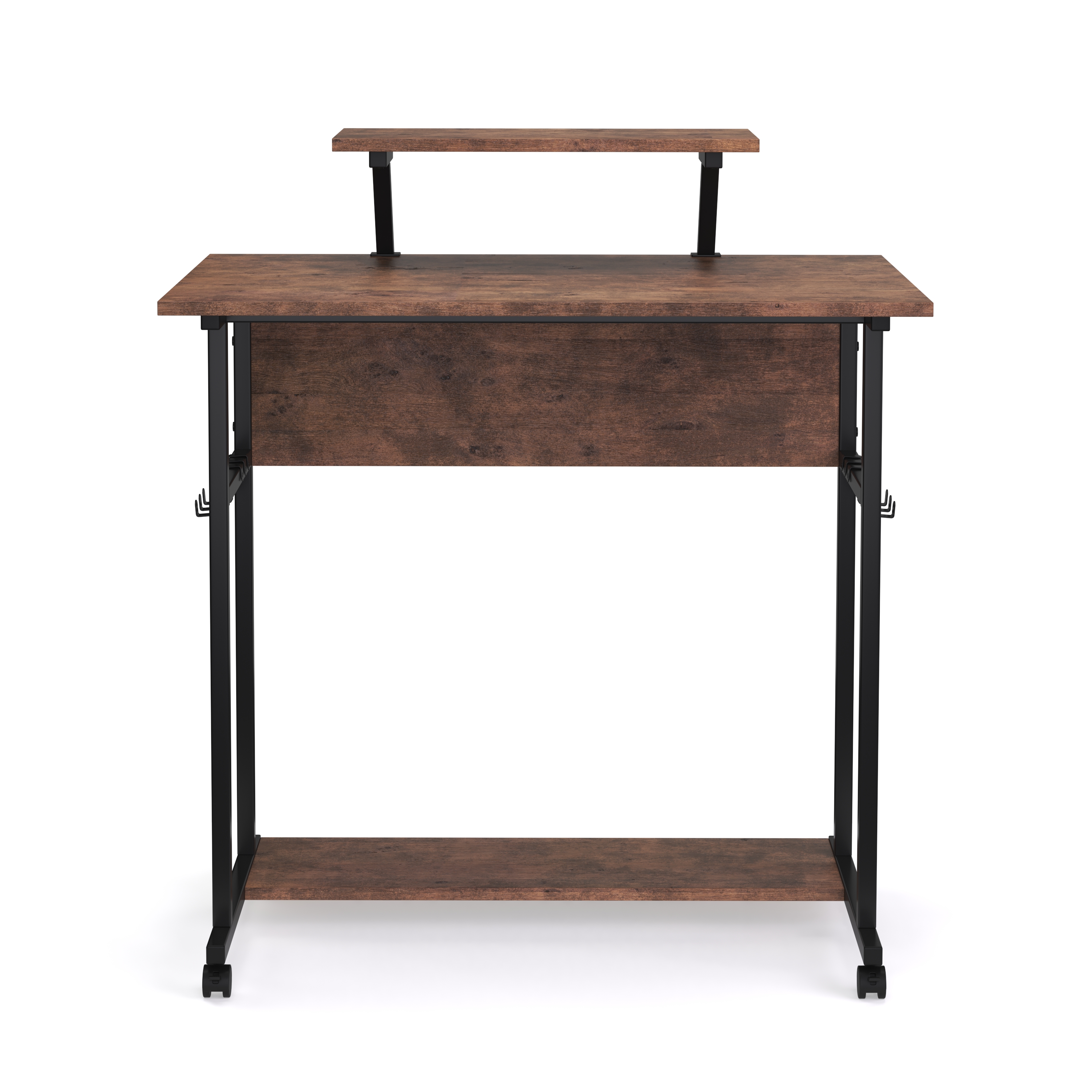 Schreibtisch Vintage BONITA auf Rollen mit Monitoraufsatz