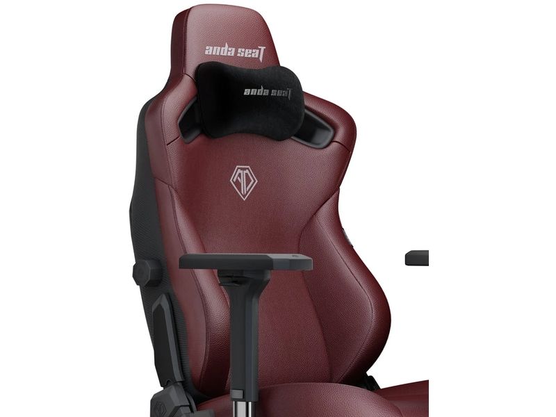 Anda Seat Gaming-Stuhl Kaiser 3 L Rot Gaming-Stuhl aus Kunstleder und mit einer Belastbarkeit von bis zu 120 kg