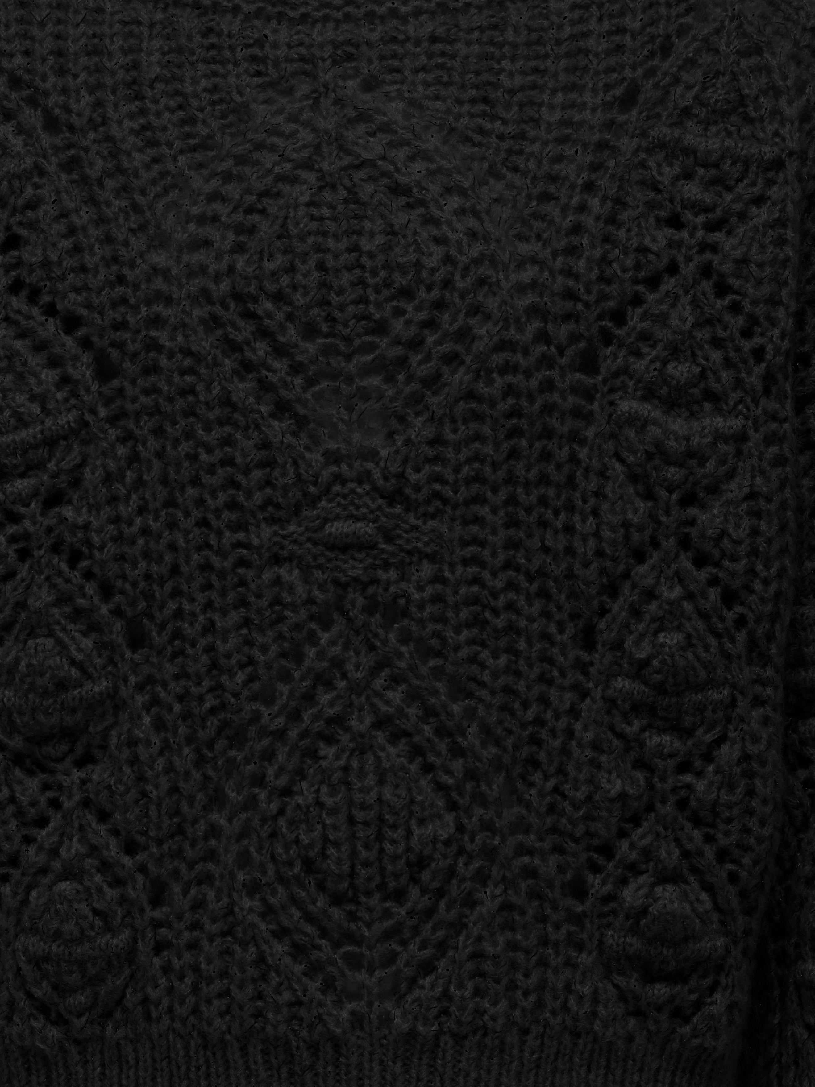 KOGROSETTA Strickpullover Black