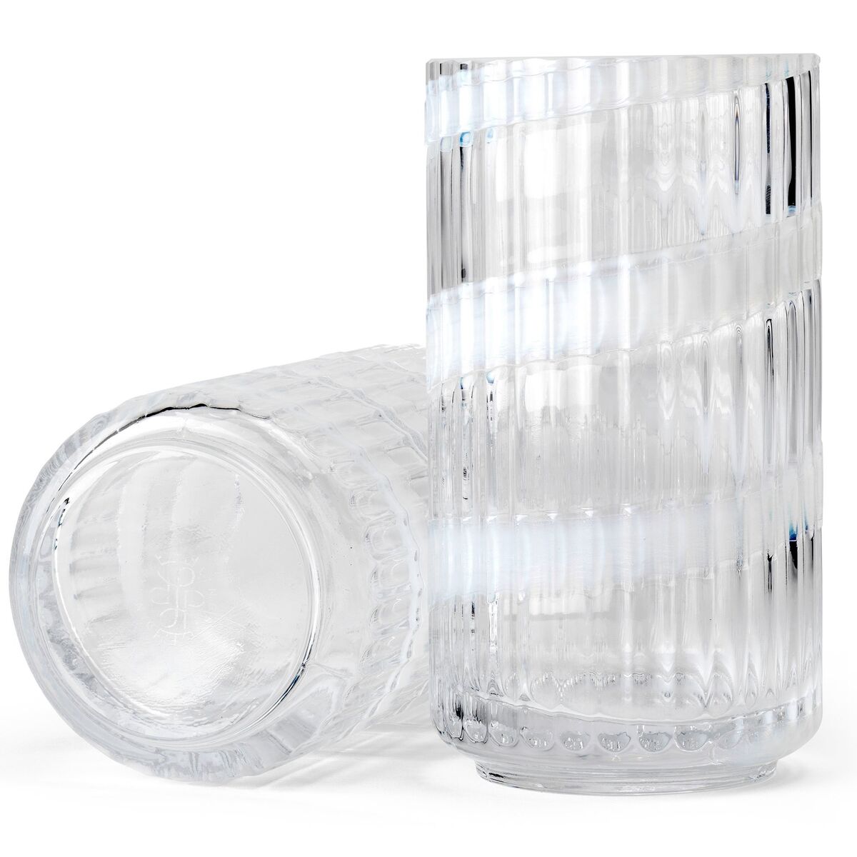 Swirl vase 15,5 cm, hvit