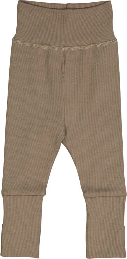 Müsli by Green Cotton Rib pants Walnut