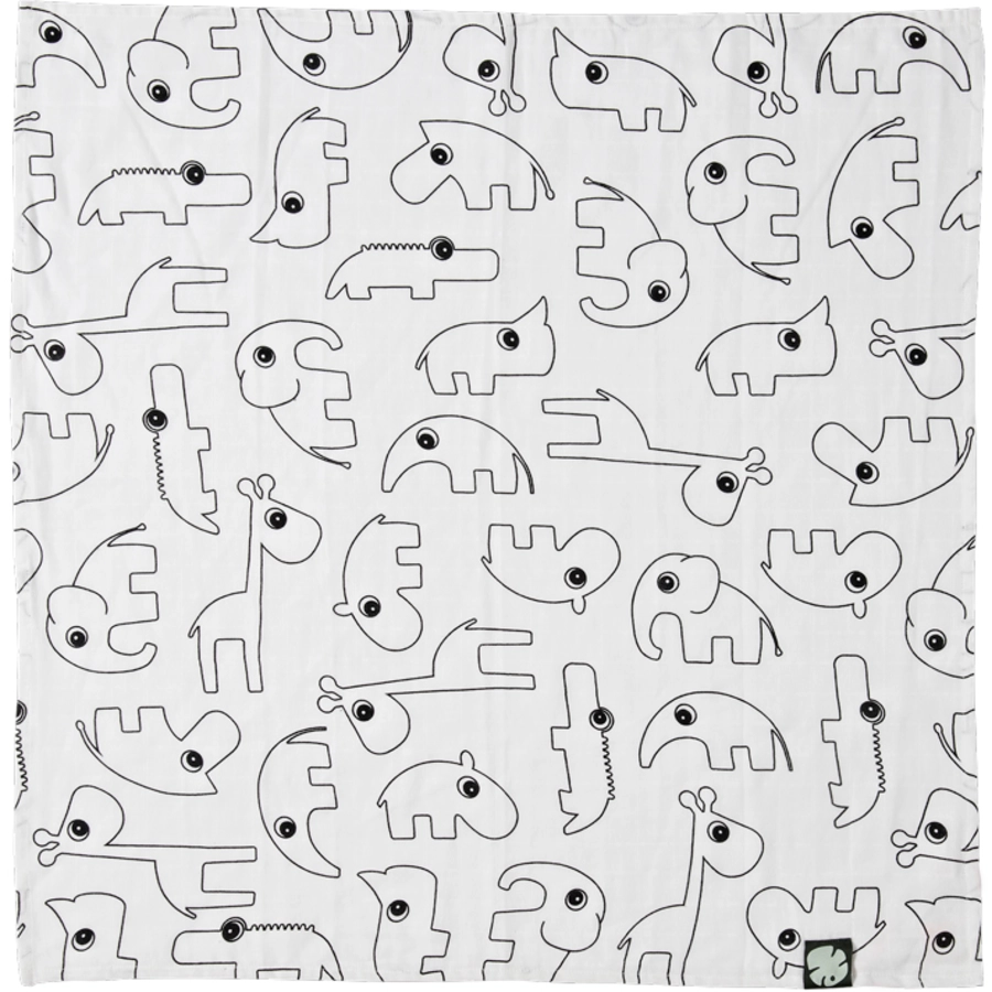 Done by Deer™ Pucktuch 2er-Pack Kleine Tropen