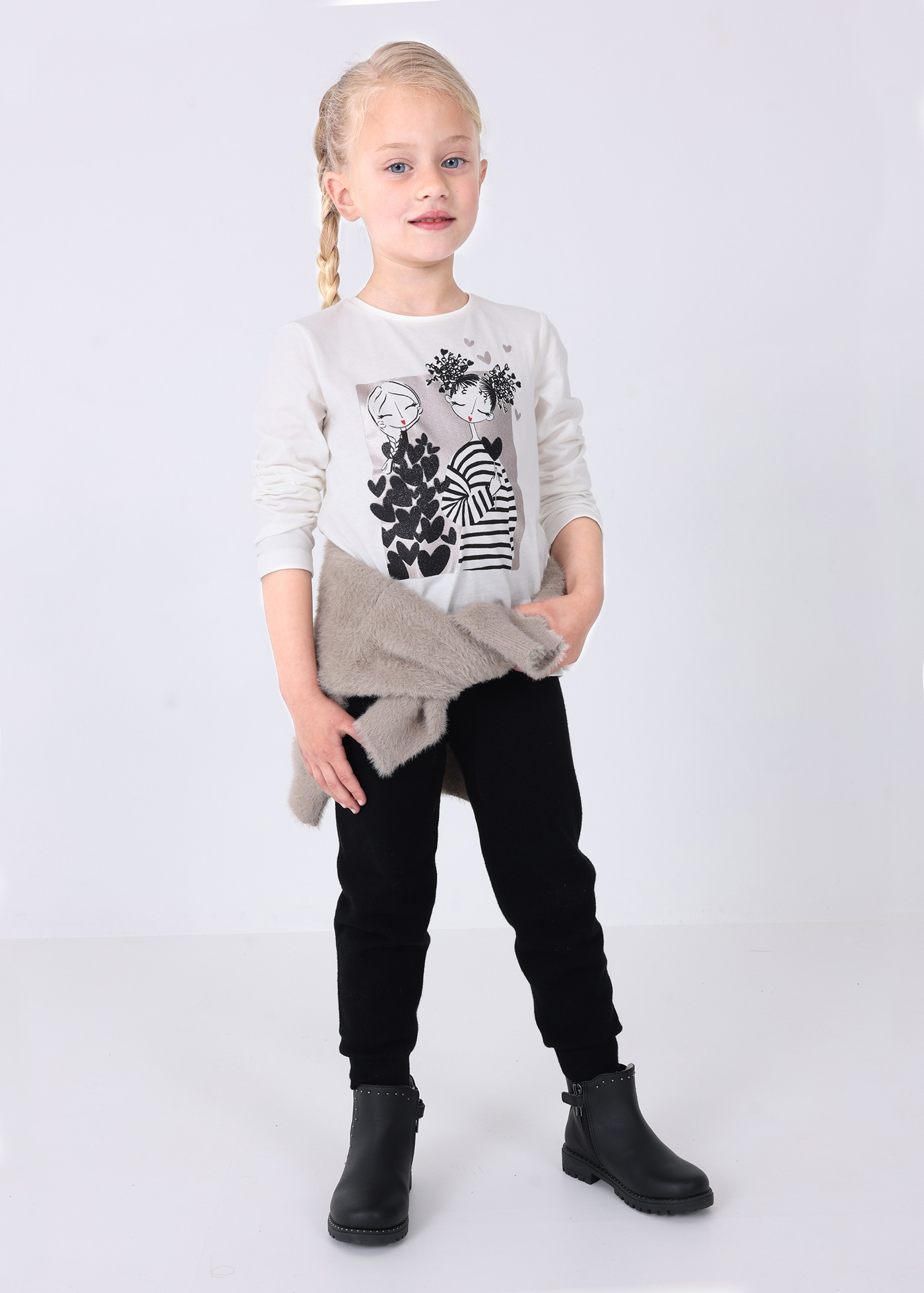 Camiseta estampada Better Cotton para meninas