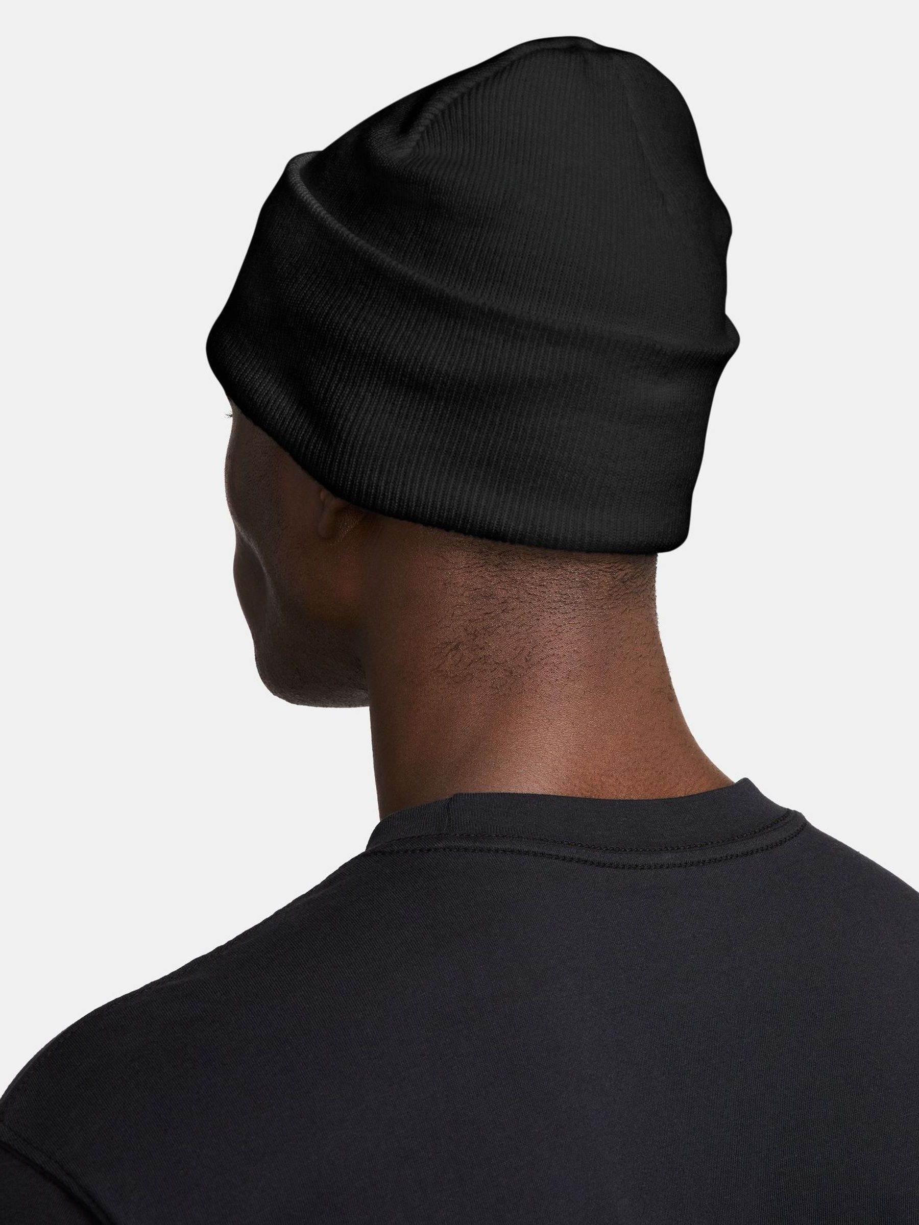 Zwart - Nike Peak Swoosh Beanie