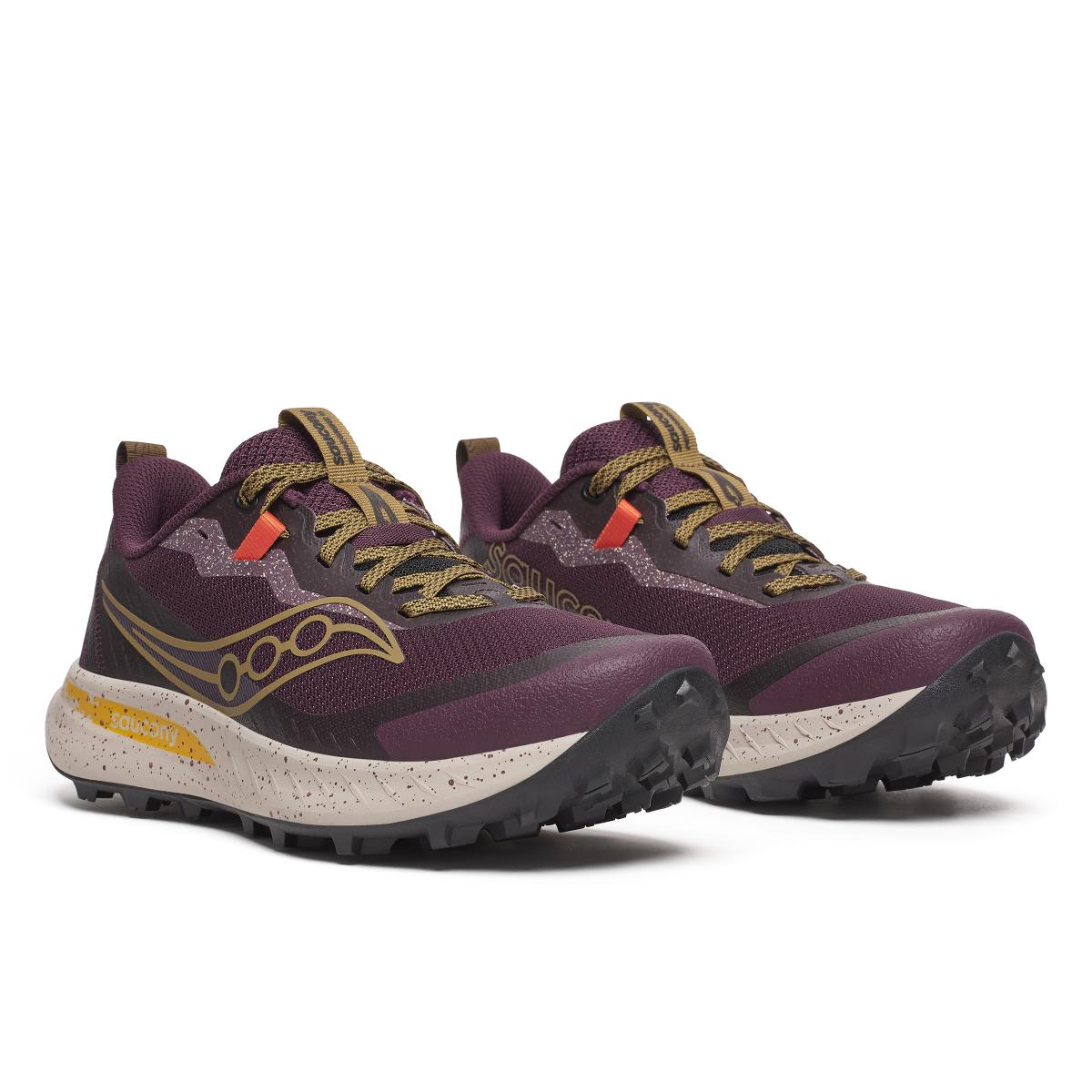 Saucony Peregrine 15 Womens Wine/Kodiak