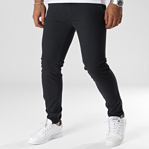 Pantalon A Carreaux Noir