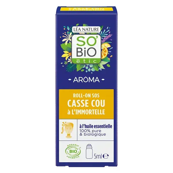 So'Bio Étic Roll-On SOS Immortelle Hematomas e Inchaços Orgânico 5ml