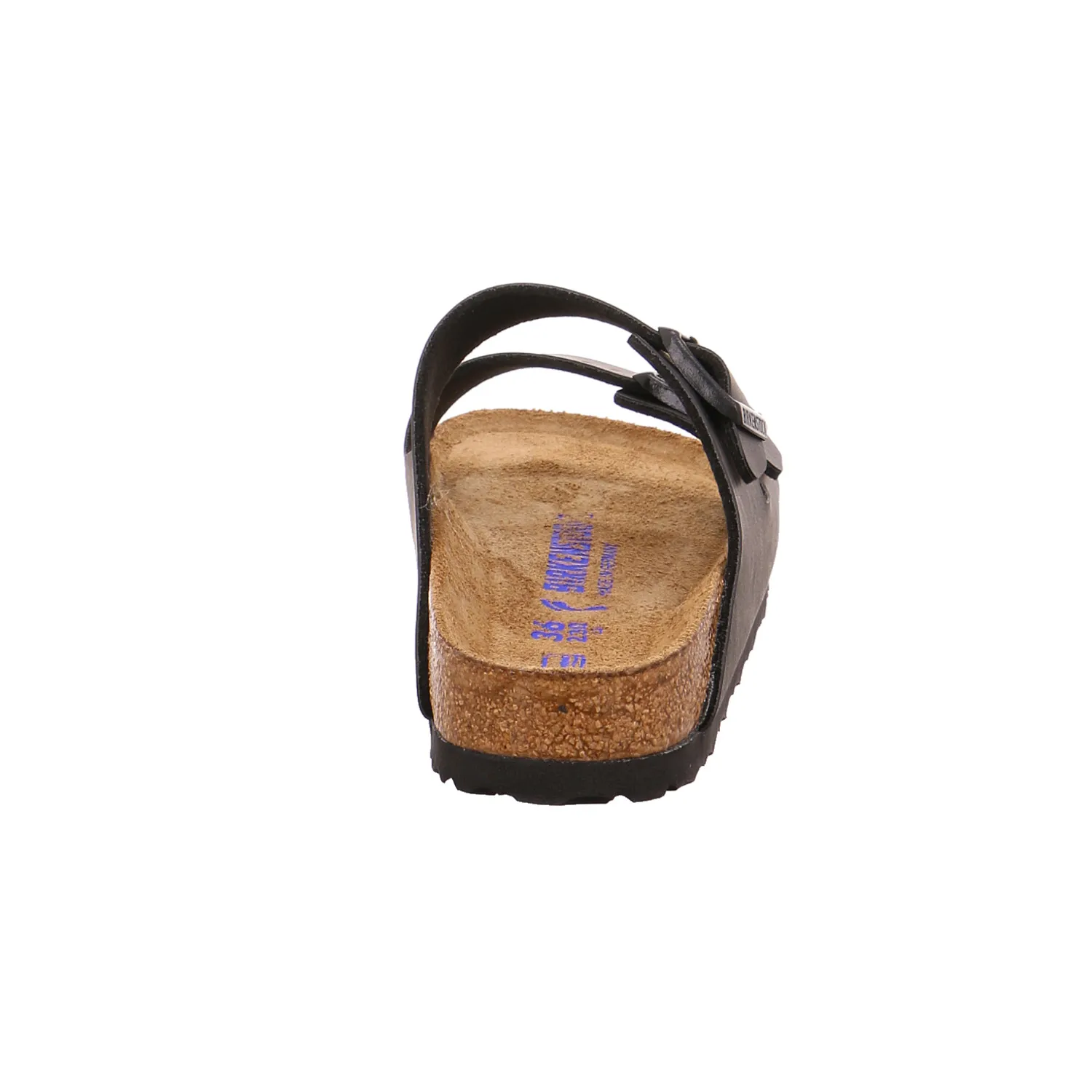 BIRKENSTOCK Bio-Fussbett Schwarz Lederimitat