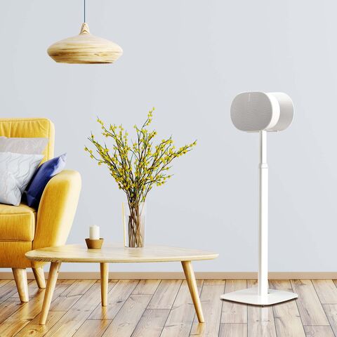 Koop Mountson Sonos Era 100 / 300 Adjustable Floor Stand Vloerstandaard | 5 Jaar Garantie Wit