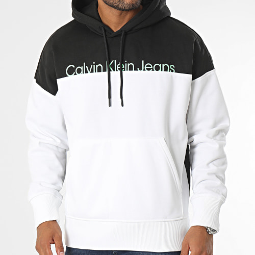 Sweat Capuche 4089 Noir Blanc