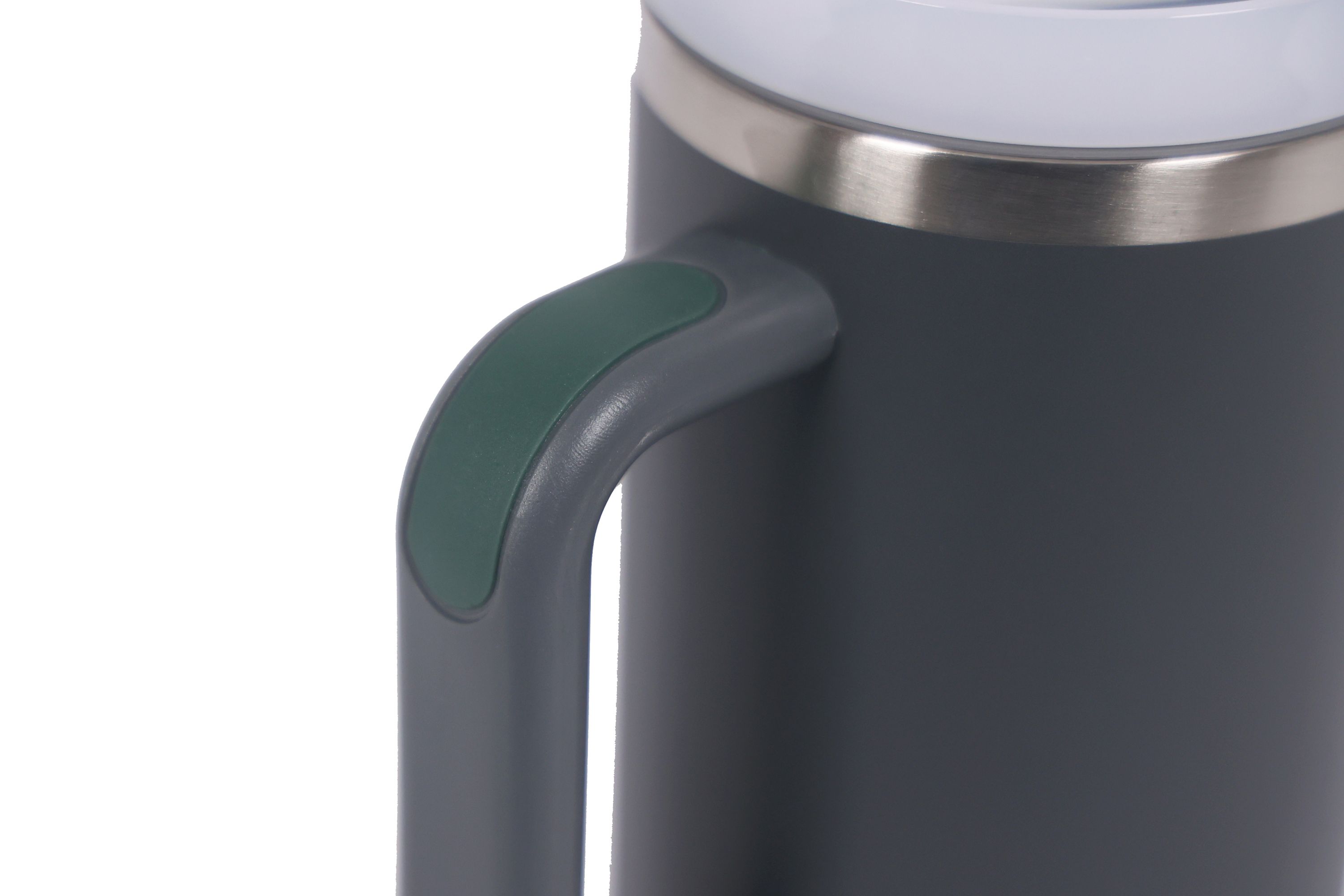 Thermobecher mit Strohhalm 1.1L anthrazit