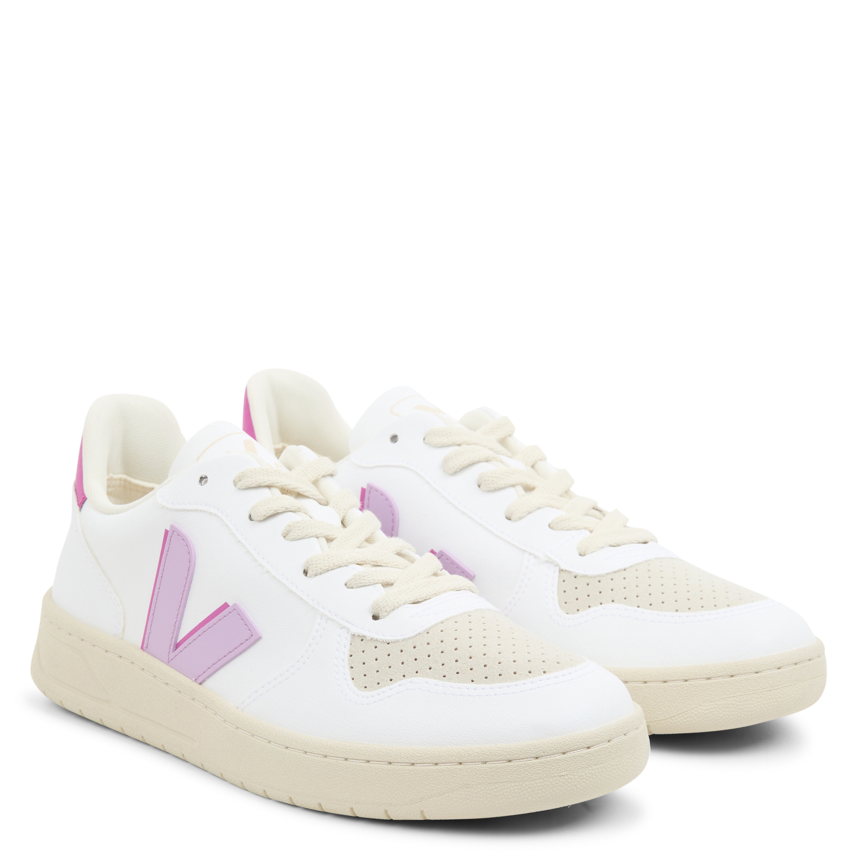 V-10 - Baskets basses en coton bio | Multicolore