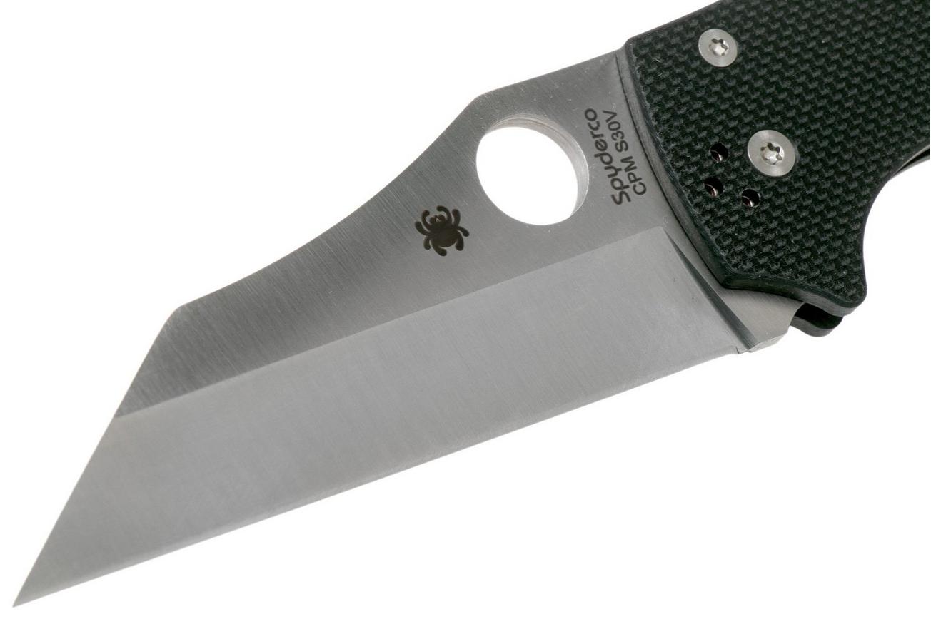 Spyderco YoJumbo C253G Black G10 zakmes, Michael Janich design