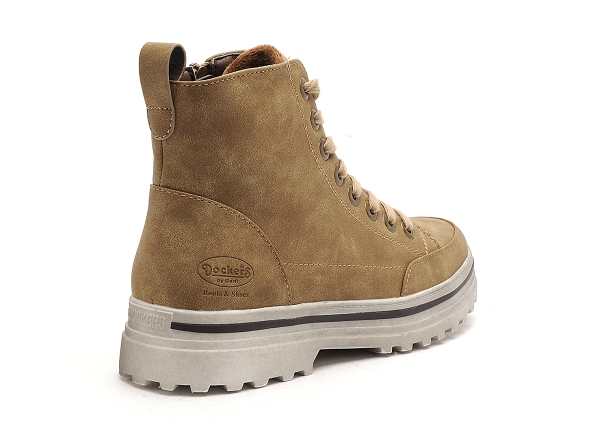 Dockers boots bottine plates femme 49vr906 beige
