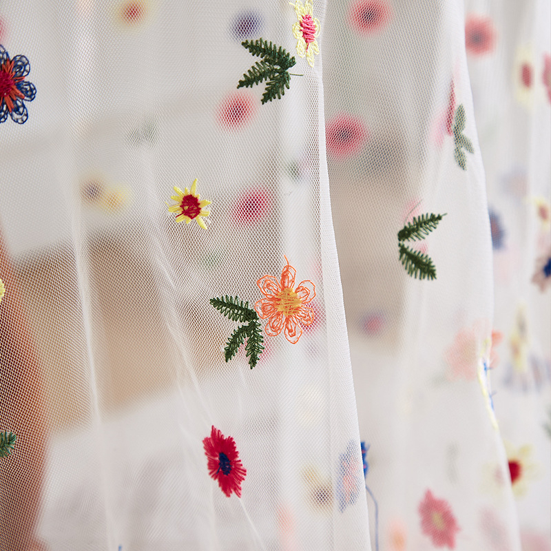 (260x160cm) Spitzen Tischdecke Blumen Esszimmer Deko Tisch Tuch Bestickte Esszimmer Tischauflage - Transparent