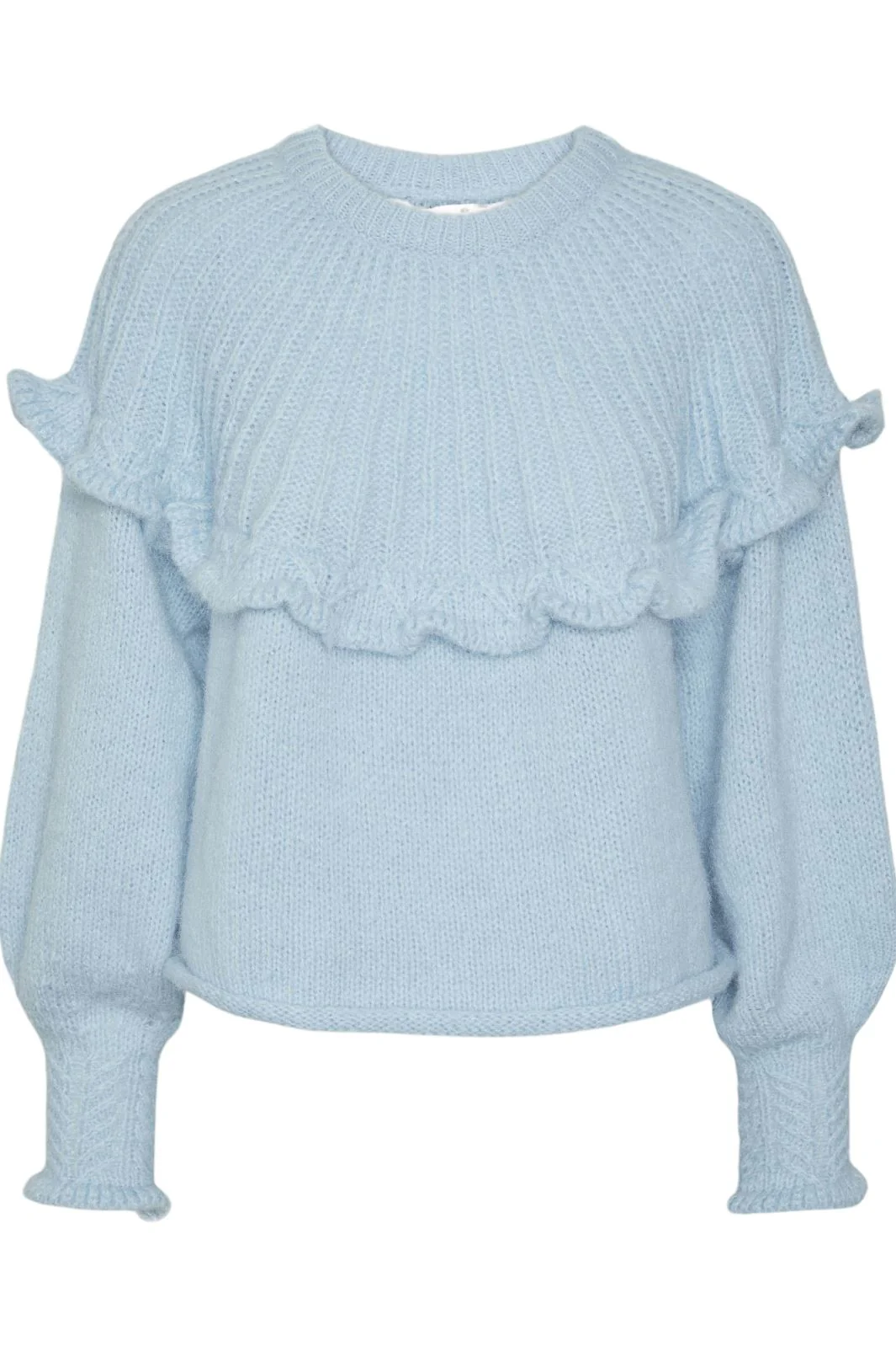 Pieces Pcrikka Ls Oneck Knit 4689667 angel falls