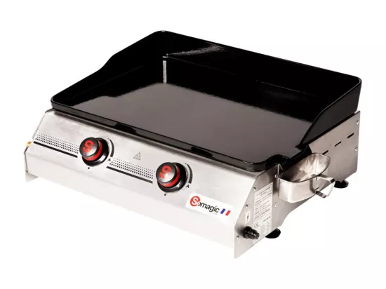 Plancha gaz 2 brûleurs So Premium - 7 kW