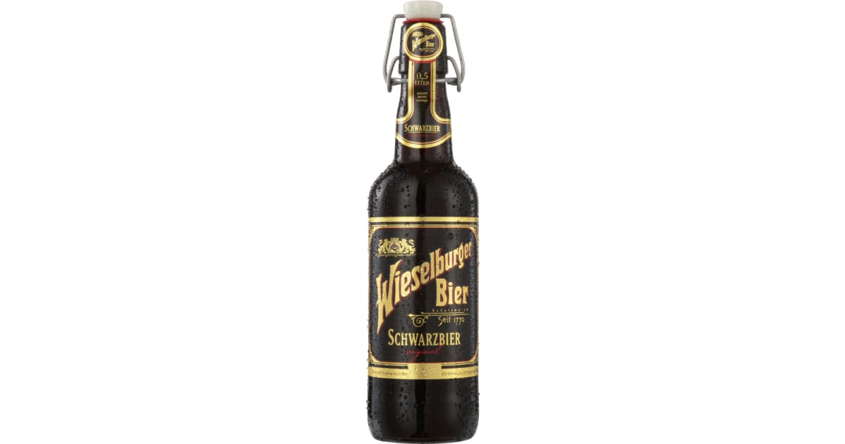 WIESELBURGER BIER Schwarzbier 0,5 Liter (Mehrweg)