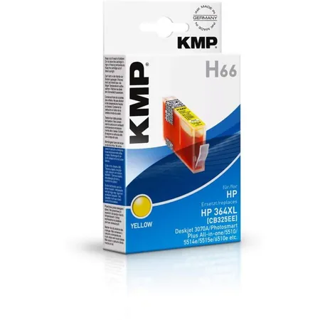 KMP Tinte H66, Farbe: yellow, Inhalt: 13ml