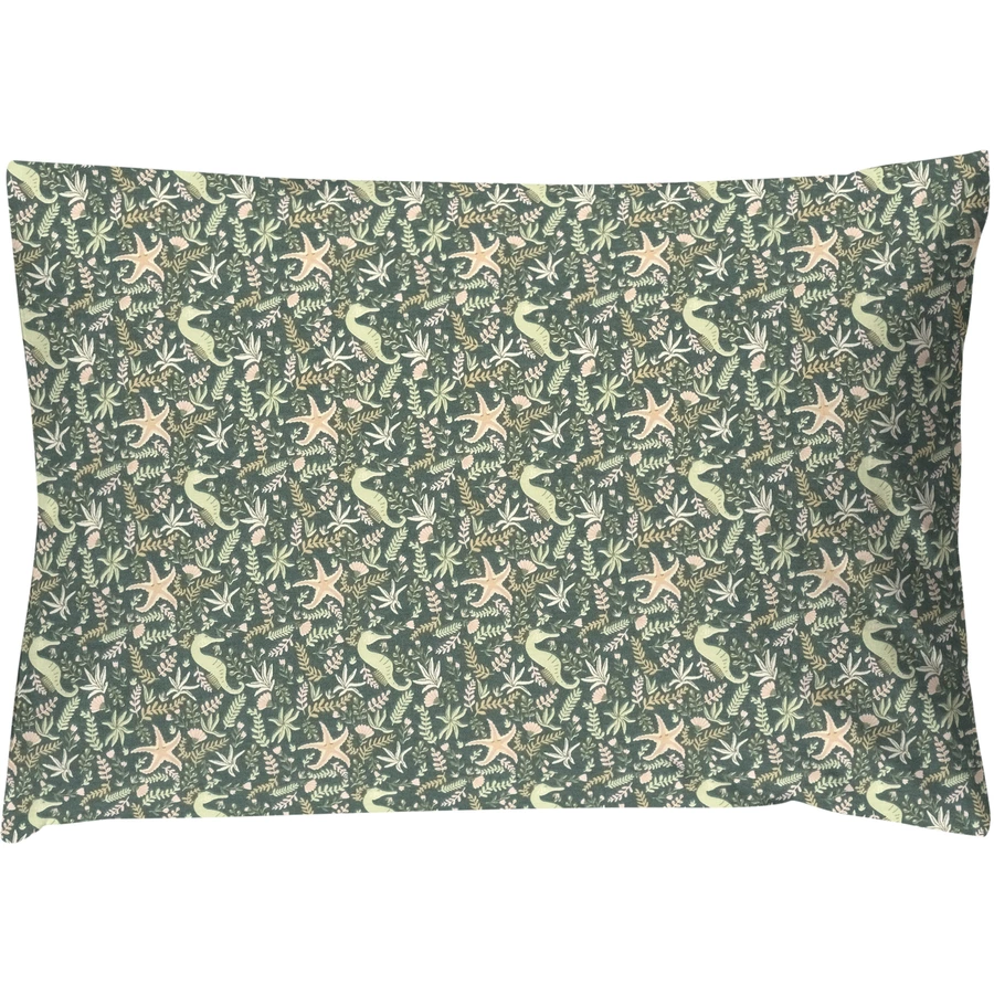 Alvi® Bettwäsche Underwater World grünbeige 100 x 135 cm