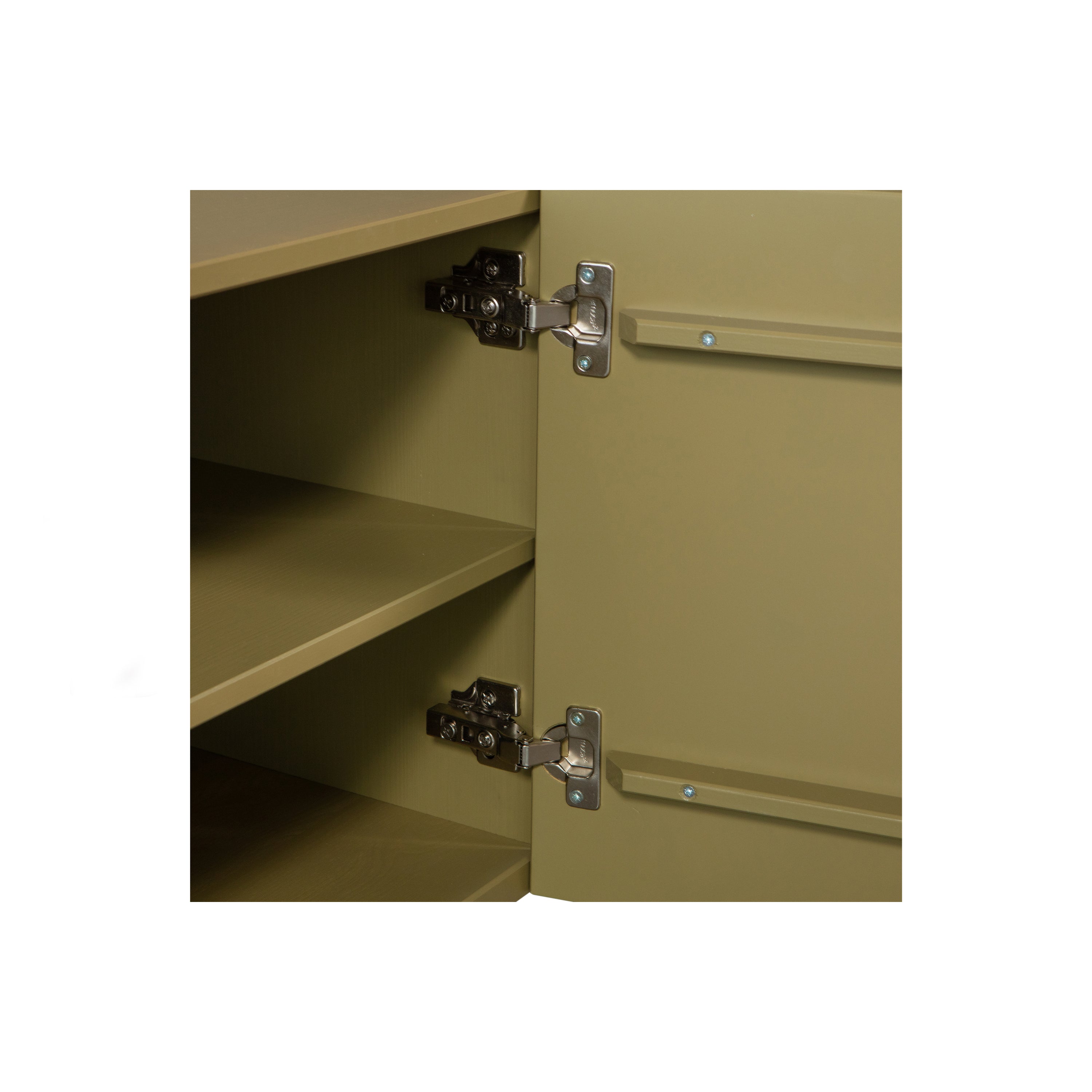 WOOOD Basu Tv-meubel Grenenhout B 200 cm - Moss