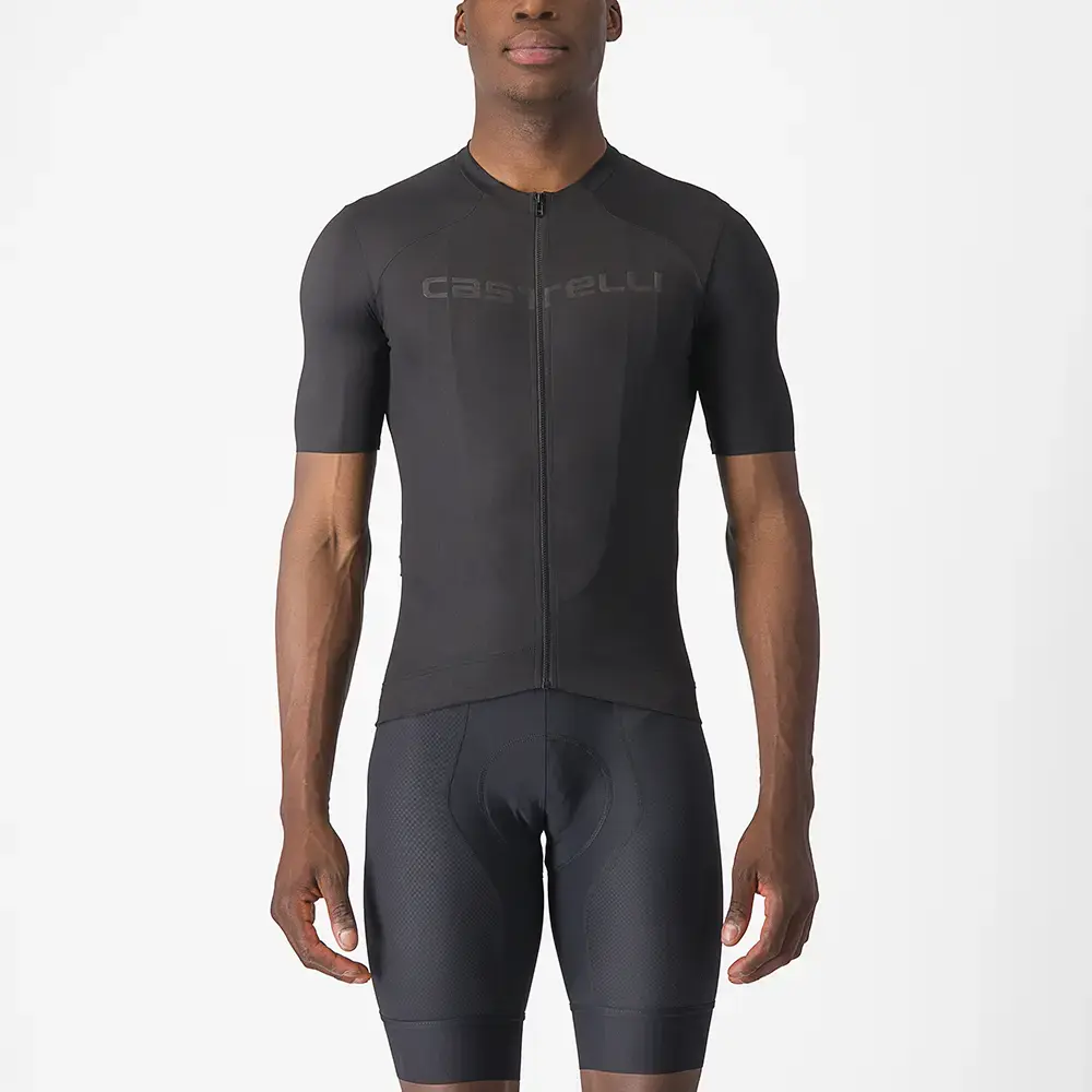 Castelli Prologo Lite Fietsshirt Korte Mouwen Zwart Heren
