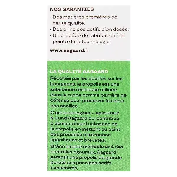 Aagaard Propolis Verte & Miel de Manuka 36 pastilles