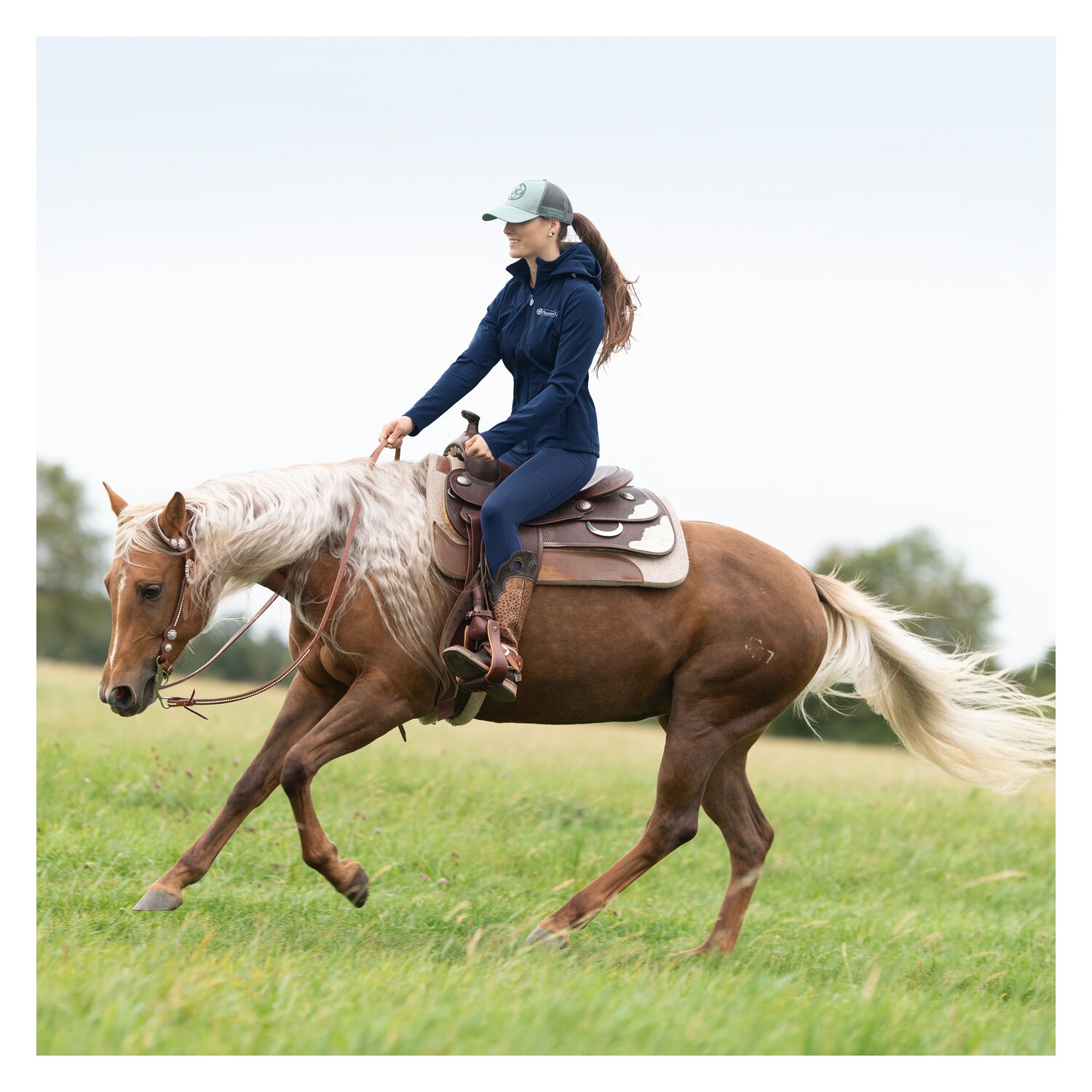 Passion 4Q Shaping-Reitleggings  - navy