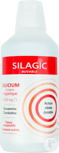 Silagic Silicium Organique + Glucosamine Et Chondroïtine Flacon 1l
