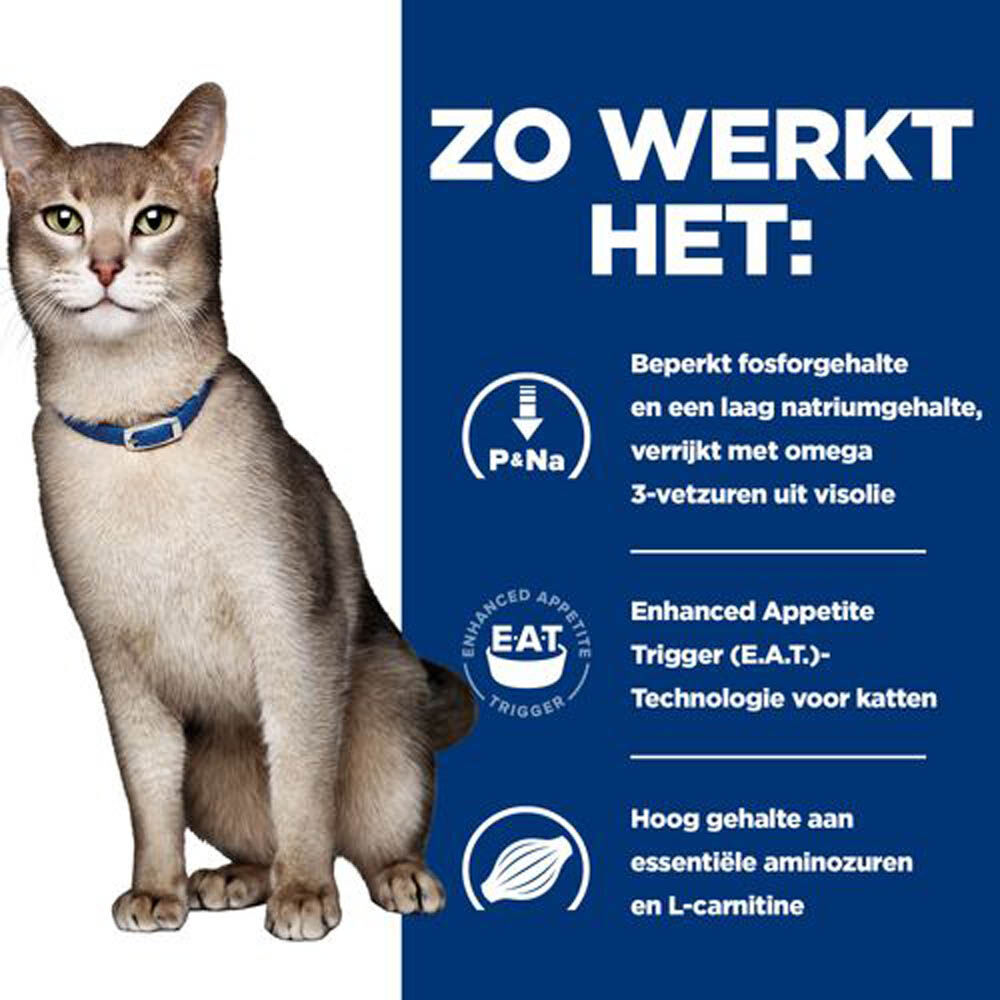 Hill's Prescription Diet Kidney Care k/d - Kattenvoer - 85 Gram - zalm