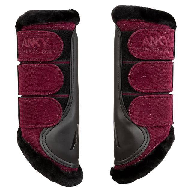 Beenbeschermers ANKY Proficient Donkerrood