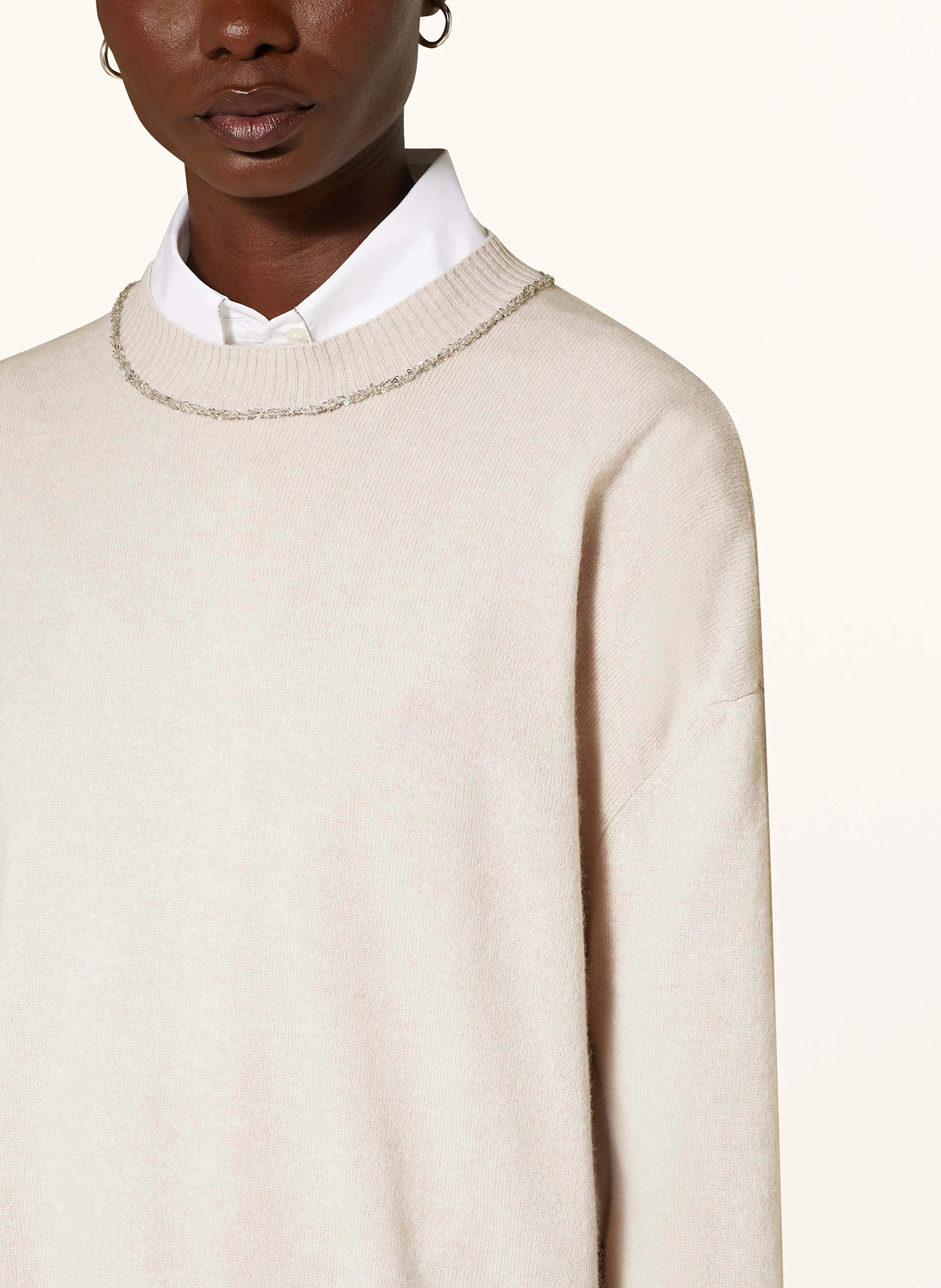 FABIANA FILIPPI Pullover mit Pailletten