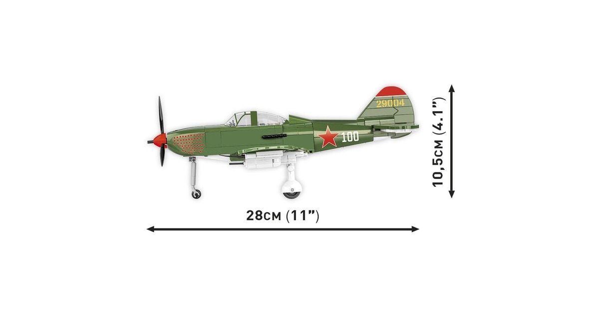 COBIHistorical Collection - Bell P-39Q Airacobra Constructiespeelgoed  (Schaal 1:32)