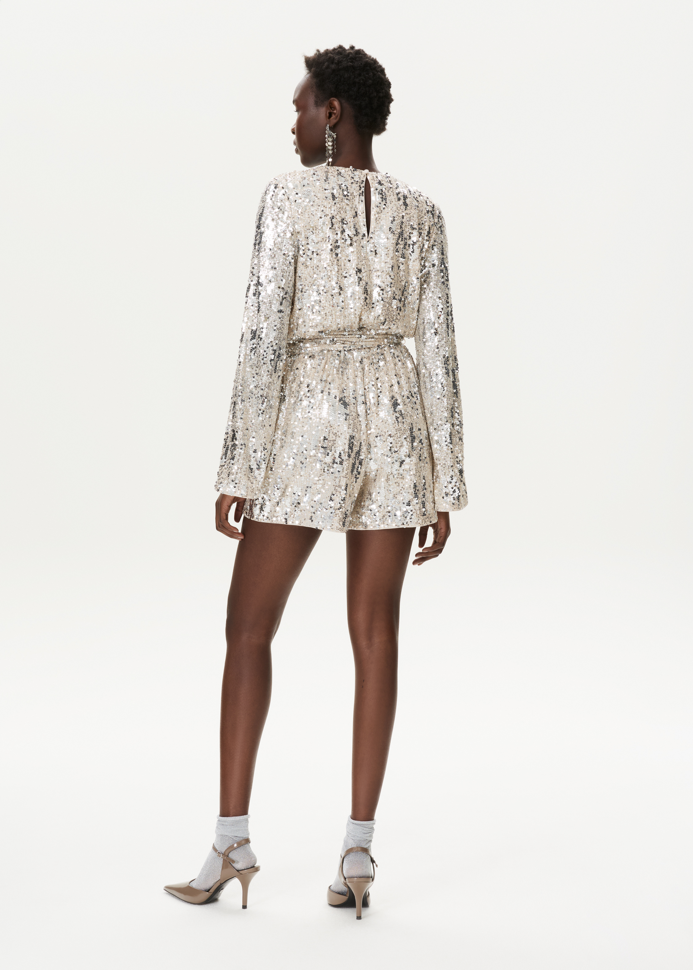 Pailletten playsuit